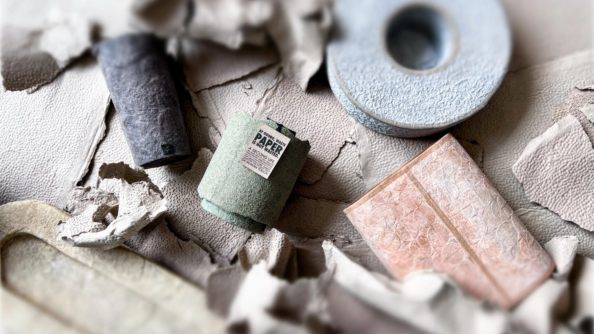 Handmade recycled paper pottery shop